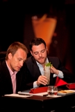 Judges Matthew Bax and MarcBonneton at the BACARDI Global Legacy Cocktail Competition 2012Semifinal..jpg